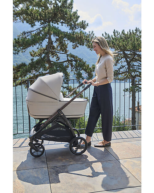 Inglesina Aptica System Duo - Opal Ivory - Passeggino + Culla Standup Passeggini Trio e Duo