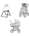 Inglesina Aptica System Duo - Opal Ivory - Seduta All Season + Culla Open Up Passeggini Trio e Duo