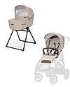 Inglesina Aptica System Duo - Pashmina Beige - Seduta Passeggino + Culla Standup Passeggini Classici