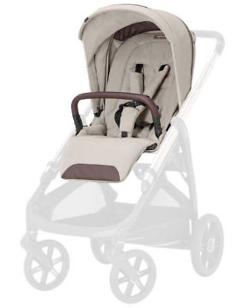 Inglesina Aptica System Duo - Pashmina Beige - Seduta Passeggino + Culla Standup Passeggini Classici