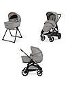 Inglesina Aptica System Duo - Platinum Grey - Passeggino + Culla Standup Passeggini Trio e Duo