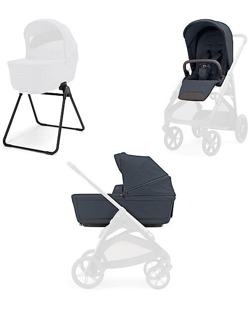 Inglesina Aptica System Duo - Sapphire Blue - Seduta All Season + Culla Open Up Passeggini Classici