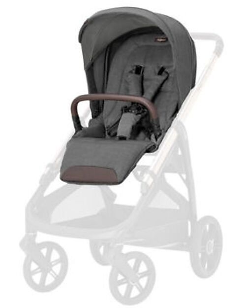 Inglesina Aptica System Duo - Velvet Grey - Seduta Passeggino + Culla Standup Passeggini Classici
