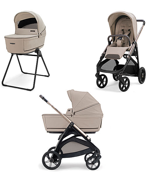 Inglesina Aptica System Duo Vicuna Beige + Telaio Palladio Passeggini Trio e Duo