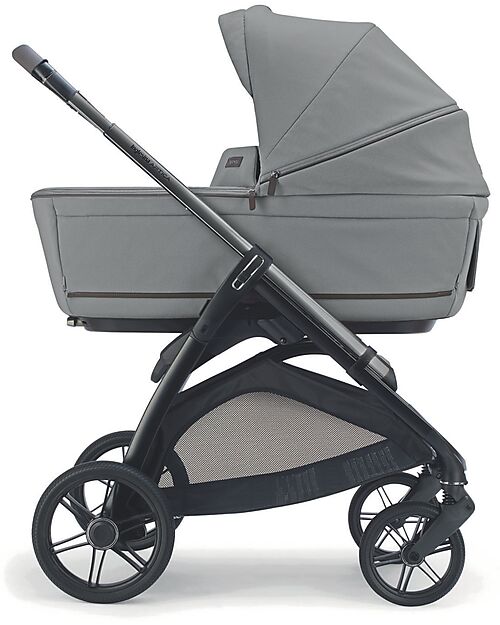 Inglesina Aptica System Quattro - Crystal Grey- Seduta All Season + Culla Open Up + Standup + Seggiolino Auto Darwin Passeggini Classici