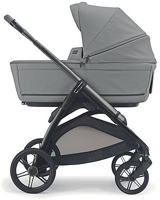 Inglesina Aptica System Quattro - Crystal Grey- Seduta All Season + Culla Open Up + Standup + Seggiolino Auto Darwin Passeggini Classici