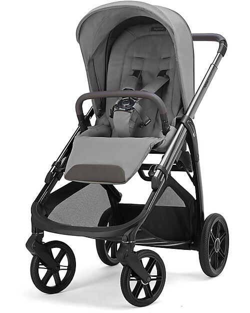 Inglesina Aptica System Quattro - Crystal Grey- Seduta All Season + Culla Open Up + Standup + Seggiolino Auto Darwin Passeggini Classici