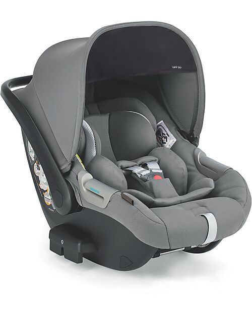 Inglesina Aptica System Quattro - Crystal Grey- Seduta All Season + Culla Open Up + Standup + Seggiolino Auto Darwin Passeggini Classici