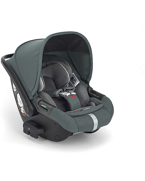 Inglesina Aptica System Quattro - Emerald Green - Passeggino + Culla Standup + Seggiolino Auto Darwin Recline Passeggini Trio e Duo