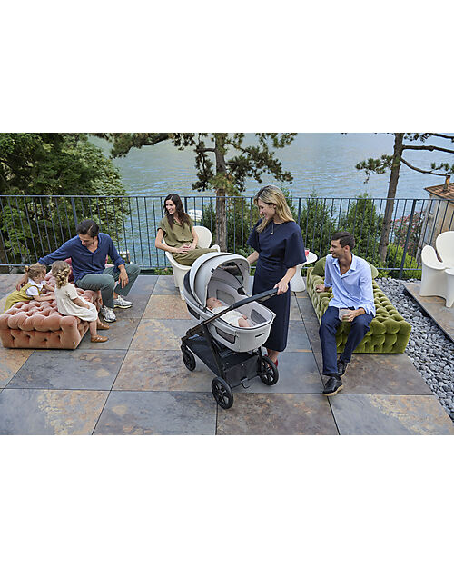 Inglesina Aptica System Quattro - Opal Ivory - Passeggino + Culla Standup + Seggiolino Auto Darwin Passeggini Trio e Duo