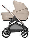 Inglesina Aptica System Quattro - Pashmina Beige - Passeggino + Culla Standup + Seggiolino Auto Darwin Recline Passeggini Trio e Duo