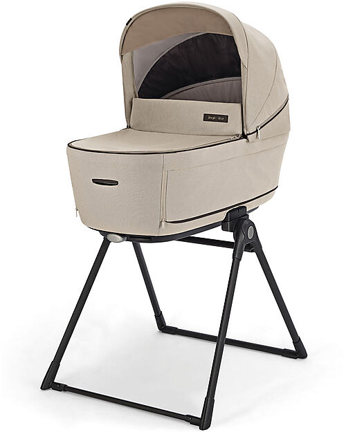 Inglesina Aptica System Quattro - Pashmina Beige - Seduta All Season + Culla Open Up + Standup + Seggiolino Auto Darwin Passeggini Trio e Duo