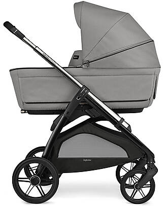 Inglesina Aptica System Quattro - Platinum Grey - Passeggino + Culla Standup + Seggiolino Auto Darwin Passeggini Trio e Duo