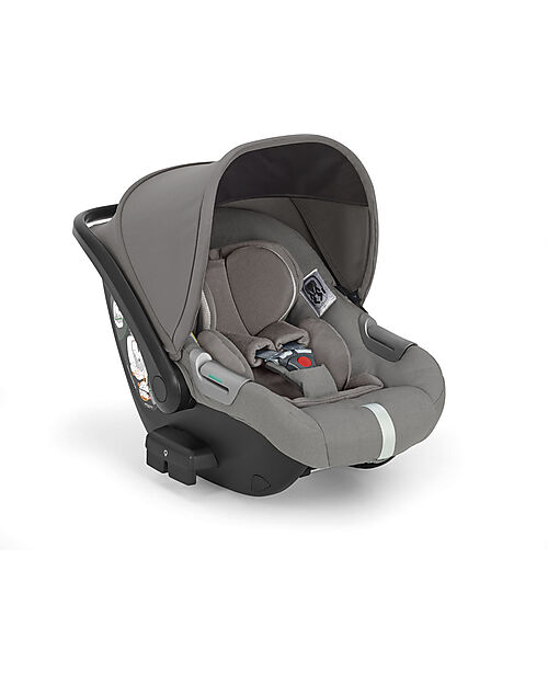 Inglesina Aptica System Quattro - Platinum Grey - Passeggino + Culla Standup + Seggiolino Auto Darwin Passeggini Trio e Duo