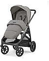 Inglesina Aptica System Quattro - Platinum Grey - Seduta All Season + Culla Open Up + Standup + Seggiolino Auto Darwin Passeggini Trio e Duo