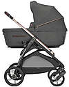 Inglesina Aptica System Quattro - Velvet Grey - Passeggino + Culla Standup + Seggiolino Auto Darwin	 Passeggini Trio e Duo