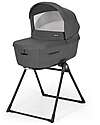 Inglesina Aptica System Quattro - Velvet Grey - Passeggino + Culla Standup + Seggiolino Auto Darwin	 Passeggini Trio e Duo