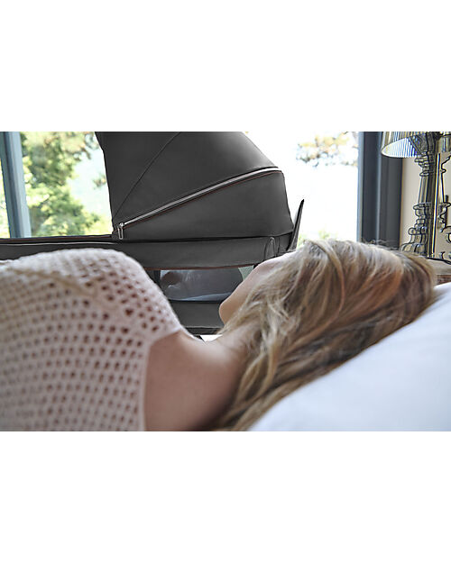 Inglesina Aptica System Quattro - Velvet Grey - Passeggino + Culla Standup + Seggiolino Auto Darwin Recline Passeggini Trio e Duo