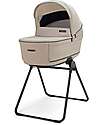 Inglesina Aptica System Quattro - Vicuna Beige - Seduta All Season + Culla Open Up + Standup + Seggiolino Auto Darwin Passeggini Classici