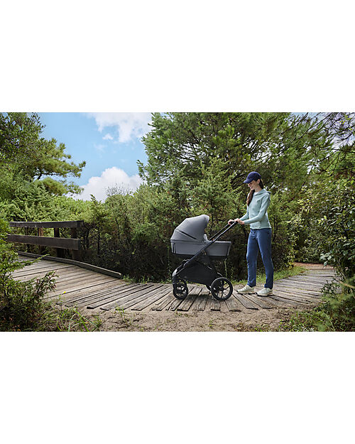 Inglesina Aptica XT System Duo - Canyon Grey - Seduta All Season + Culla Open Up Passeggini Trio e Duo
