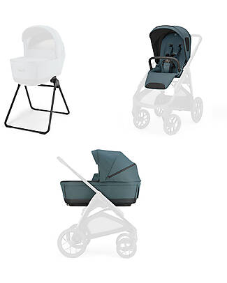 Inglesina Aptica XT System Duo - Himalaya Blue - Seduta All Season + Culla Open Up Passeggini Classici