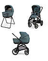 Inglesina Aptica XT System Duo Himalaya Blue + Telaio Nero Passeggini Trio e Duo