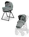 Inglesina Aptica XT System Duo - Igloo Grey - Seduta Passeggino + Culla Standup Passeggini Trio e Duo