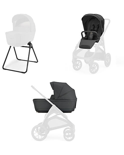 Inglesina Aptica XT System Duo - Magnet Grey - Seduta All Season + Culla Open Up Passeggini Classici