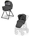 Inglesina Aptica XT System Duo - Magnet Grey - Seduta Passeggino + Culla Standup Passeggini Trio e Duo