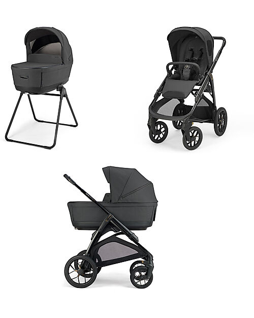 Inglesina Aptica XT System Duo Magnet Grey + Telaio Nero Passeggini Trio e Duo
