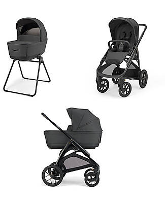Inglesina Aptica XT System Duo Magnet Grey + Telaio Nero Passeggini Trio e Duo