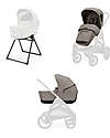 Inglesina Aptica XT System Duo - Tundra Beige - Seduta All Season + Culla Open Up Passeggini Trio e Duo