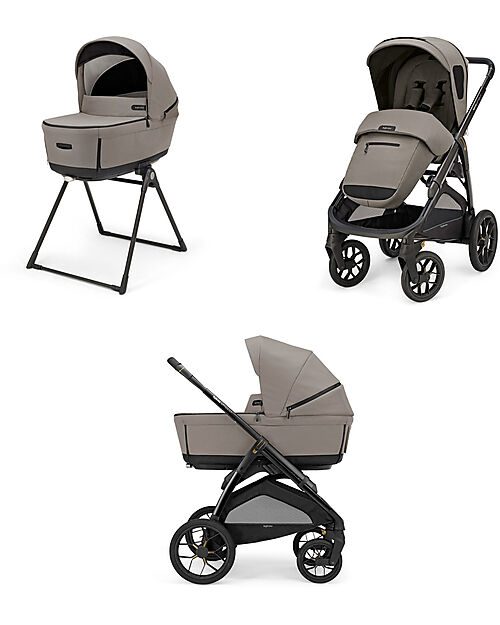 Inglesina Aptica XT System Duo - Tundra Beige - Seduta All Season + Culla Open Up Passeggini Trio e Duo