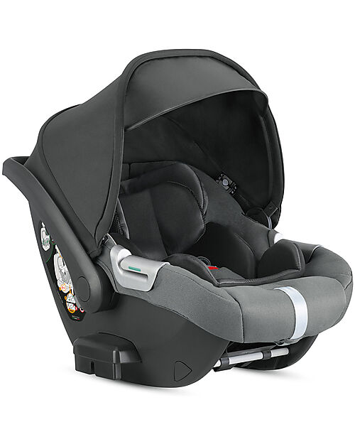 Inglesina Aptica XT System Quattro - Canyon Grey - Seduta All Season + Culla Open Up + Standup + Seggiolino Auto Darwin Passeggini Trio e Duo