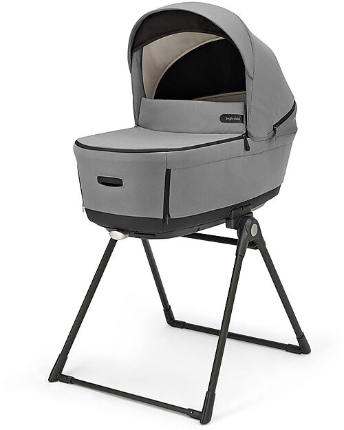 Inglesina Aptica XT System Quattro - Canyon Grey - Seduta All Season + Culla Open Up + Standup + Seggiolino Auto Darwin Passeggini Trio e Duo