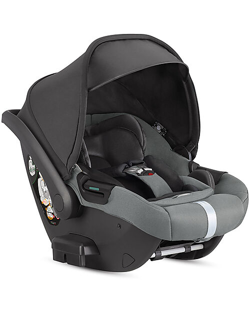 Inglesina Aptica XT System Quattro - Canyon Grey - Seduta All Season + Culla Open Up + Standup + Seggiolino Auto Darwin Recline Passeggini Trio e Duo