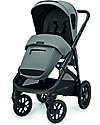 Inglesina Aptica XT System Quattro - Canyon Grey - Seduta All Season + Culla Open Up + Standup + Seggiolino Auto Darwin Recline Passeggini Trio e Duo