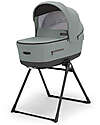 Inglesina Aptica XT System Quattro - Igloo Grey - Passeggino + Culla Standup + Seggiolino Auto Darwin Recline Passeggini Trio e Duo
