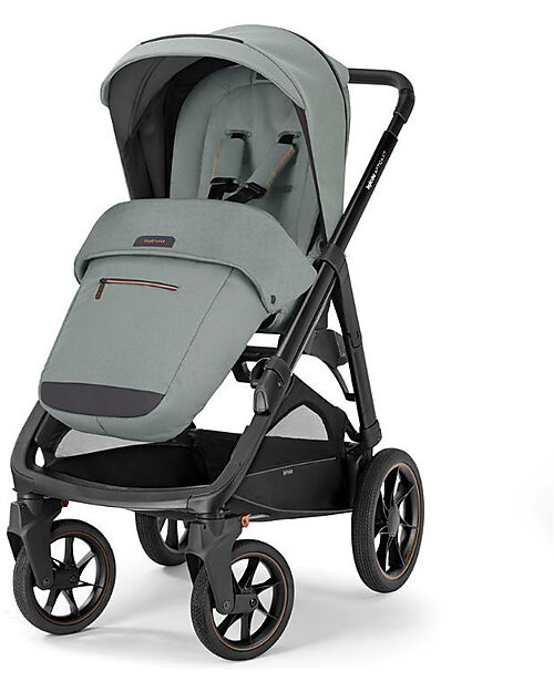 Inglesina Aptica XT System Quattro - Igloo Grey - Passeggino + Culla Standup + Seggiolino Auto Darwin Recline Passeggini Trio e Duo
