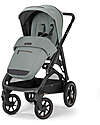 Inglesina Aptica XT System Quattro - Igloo Grey - Passeggino + Culla Standup + Seggiolino Auto Darwin Recline Passeggini Trio e Duo