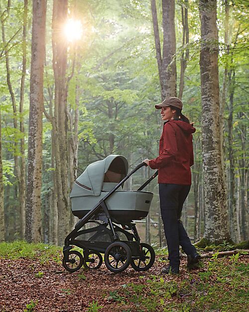 Inglesina Aptica XT System Quattro - Igloo Grey - Passeggino + Culla Standup + Seggiolino Auto Darwin Recline Passeggini Trio e Duo