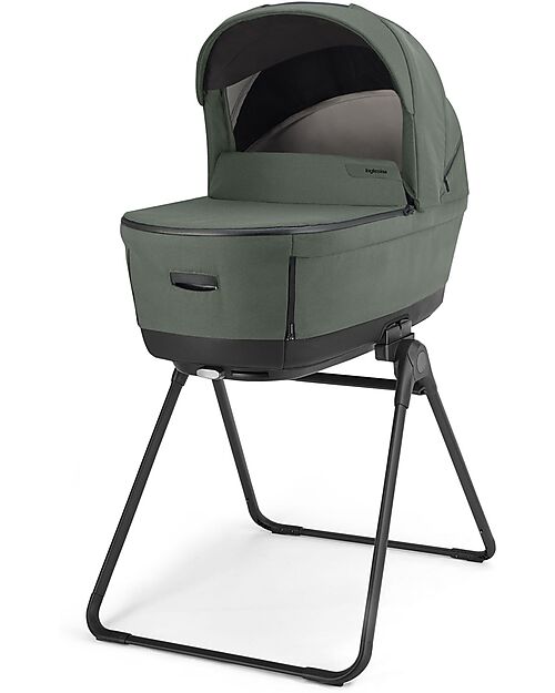 Inglesina Aptica XT System Quattro - Taiga Green - Seduta All Season + Culla Open Up + Standup + Seggiolino Auto Darwin Passeggini Classici