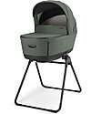 Inglesina Aptica XT System Quattro - Taiga Green - Seduta All Season + Culla Open Up + Standup + Seggiolino Auto Darwin Passeggini Classici