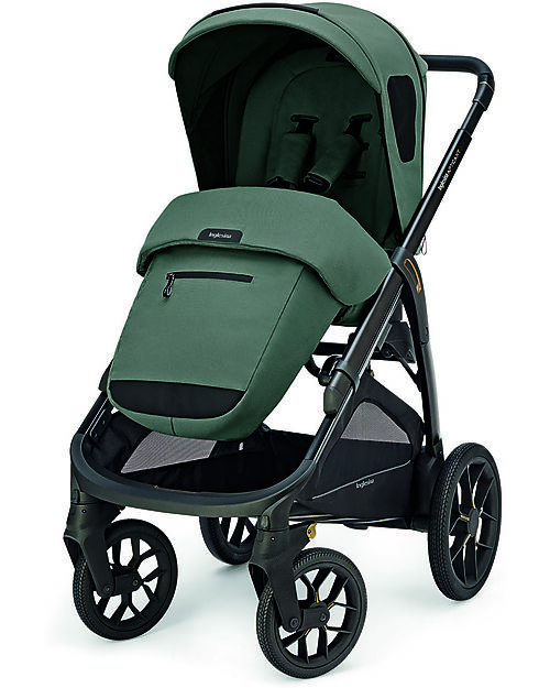 Inglesina Aptica XT System Quattro - Taiga Green - Seduta All Season + Culla Open Up + Standup + Seggiolino Auto Darwin Passeggini Trio e Duo