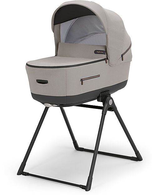 Inglesina Aptica XT System Quattro - Tundra Beige - Passeggino + Culla Standup + Seggiolino Auto Darwin Recline Passeggini Trio e Duo