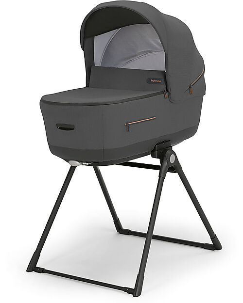 Inglesina Aptica XT System Trio - Magnet Grey - Seduta Passeggino + Culla Standup + Seggiolino Auto Darwin Recline Passeggini Trio e Duo