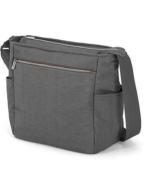 Inglesina Borsa Day Bag Aptica - Velvet Grey - Indispensabile per i Genitori Sempre in Movimento Borse e Organizer