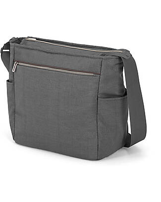 Inglesina Borsa Day Bag Aptica - Velvet Grey - Indispensabile per i Genitori Sempre in Movimento Borse e Organizer
