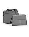 Inglesina Borsa Dual Bag Aptica - Satin Grey - Spaziosa Resistente e Multifunzione Borse e Organizer