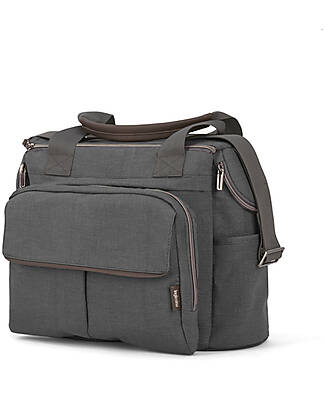 Inglesina Borsa Dual Bag Aptica - Velvet Grey - Spaziosa Resistente e Multifunzione Borse e Organizer